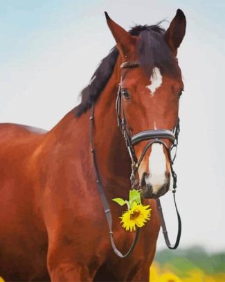 horse-with-sunflowers-diamond-dotz