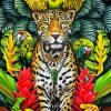 Jaguar Shaman Diamond Painting Art