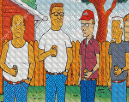 King Of The Hill Series Diamond Painting Art