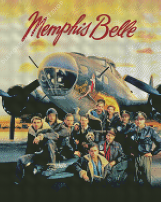 Memphis Belle B17 Bomber Diamond Painting Art
