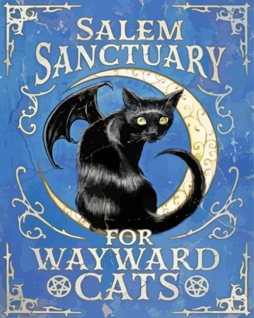 Salem Sanctuary For Wayward Cats Diamond Painting Art