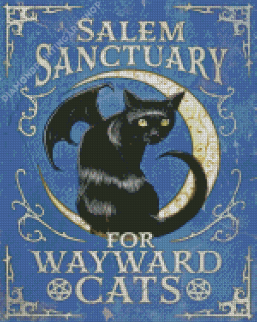 Salem Sanctuary For Wayward Cats Diamond Painting Art