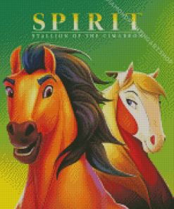 Spirit Stallion Of The Cimarron Animation Poster Diamond Painting Art
