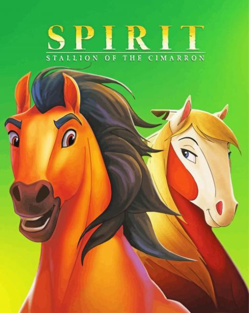 Spirit Stallion Of The Cimarron Animation Poster Diamond Painting Art