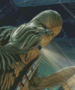 Star Wars Wookiee Diamond Painting Art