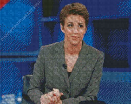 Tv Presenter Rachel Maddow Diamond Painting Art