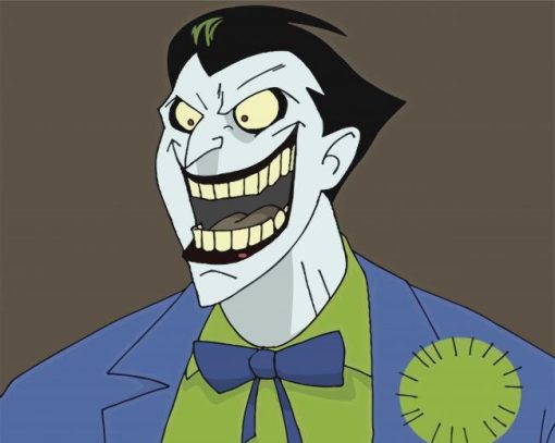 Animated Joker Laughing Diamond Painting Art