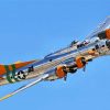 B17 Bomber Plane Diamond Painting Art