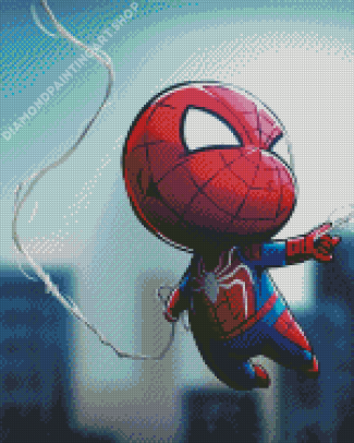 Baby Spider Man Art Diamond Painting Art