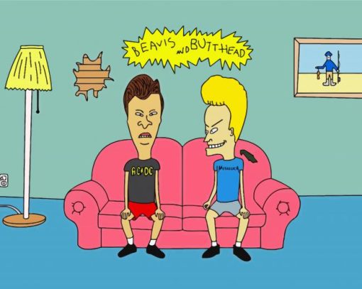 Beavis And Butthead Animated Serie Diamond Painting Art