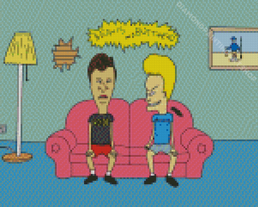 Beavis And Butthead Animated Serie Diamond Painting Art