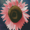 Big Pink Sunflower Diamond Painting Art