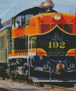 Diesel Train Diamond Painting Art