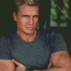 Dolph Lundgren Swedish Actor Diamond Painting Art