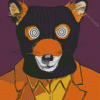 Fantastic Mr Fox Character Art Diamond Painting Art