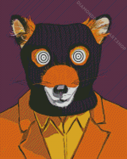 Fantastic Mr Fox Character Art Diamond Painting Art