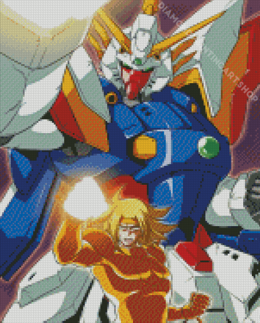 G Gundam Art Diamond Painting Art
