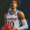 Jalen Wilson Ku Jayhawk Diamond Painting Art