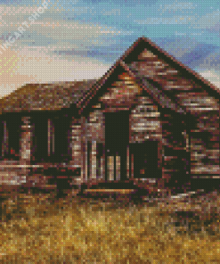 Old Farmhouse Diamond Painting Art