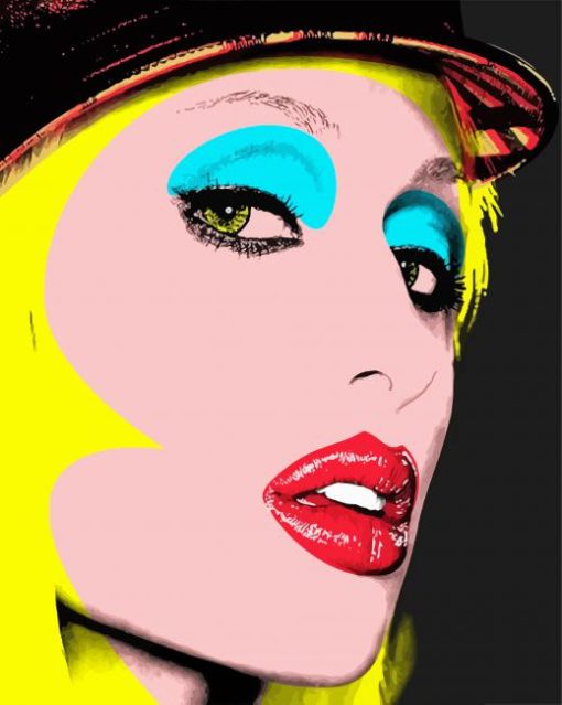 Paris Hilton Andy Warhol Diamond Painting Art