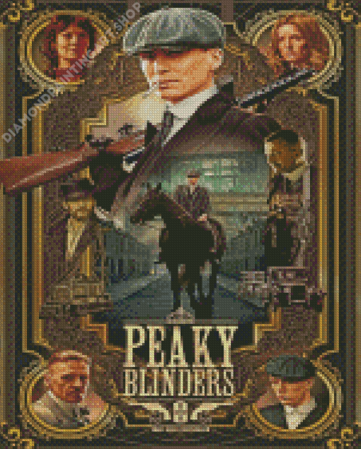 Peaky Blinders Serie Poster Diamond Painting Art