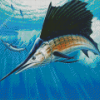 Sailfish Fishes Diamond Painting Art