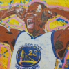 Splatter Draymond Green Diamond Painting Art