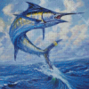 Swordfish Diamond Painting Art