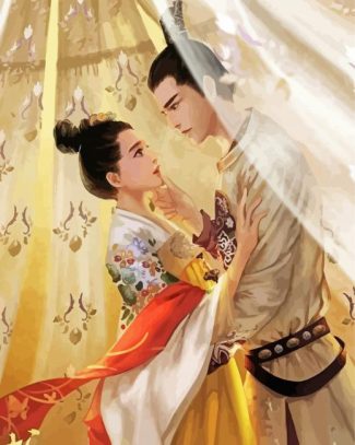 The Chinese Lovers Diamond Painting Art
