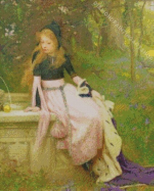 The Girl And Frog Diamond Painting Art