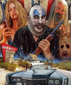 The Devil's Rejects Illustration Diamond Painting Art