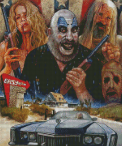 The Devil's Rejects Illustration Diamond Painting Art