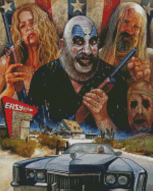 The Devil's Rejects Illustration Diamond Painting Art