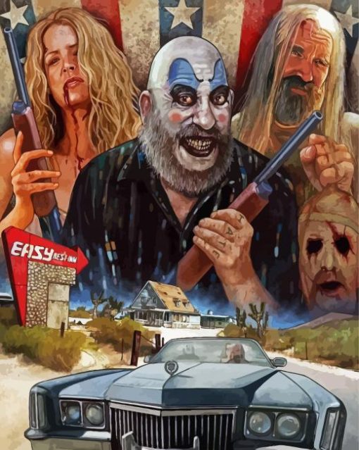 The Devil's Rejects Illustration Diamond Painting Art