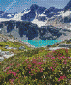 Wedgemount Lake Diamond Painting Art