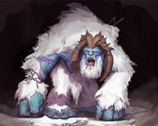 Yeti Diamond Painting Art