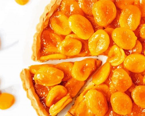 Apricot Pie Diamond Painting Art