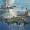 B17 Flying fortress Diamond Painting Art