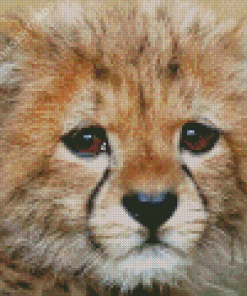 Baby Cheetah Diamond Painting Art