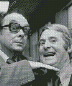 Black And White Morecambe And Wise Diamond Painting Art
