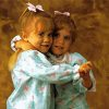 Cute Mary Kate And Ashley Diamond Painting Art