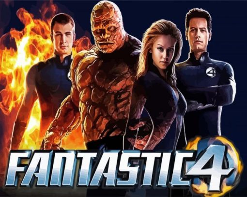 Fantastic Four Movie Diamond Painting Art
