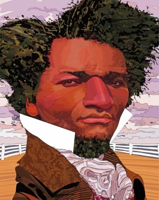 Frederick Douglass Caricature Diamond Painting Art