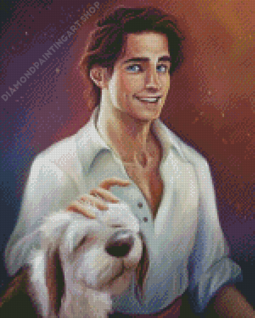 Handsome Prince Eric Diamond Painting Art