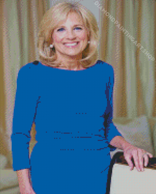 Jill Biden Diamond Painting Art