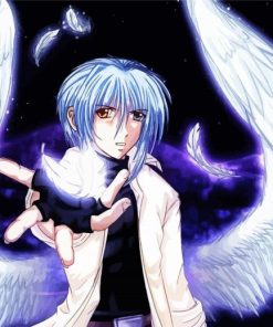 Male Angel Anime Diamond Painting Art
