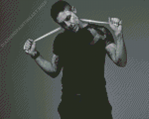 Monochrome Theo Rossi Diamond Painting Art