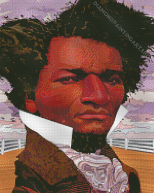 Frederick Douglass Caricature Diamond Painting Art