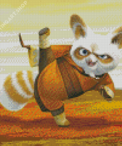 Shifu Kung Fu Panda Character Diamond Painting Art