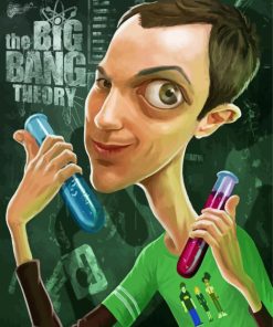 The Bing Bang Theory Sheldon Cooper Diamond Painting Art